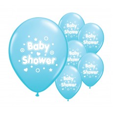 Baby Shower Balloons (Blue) X10